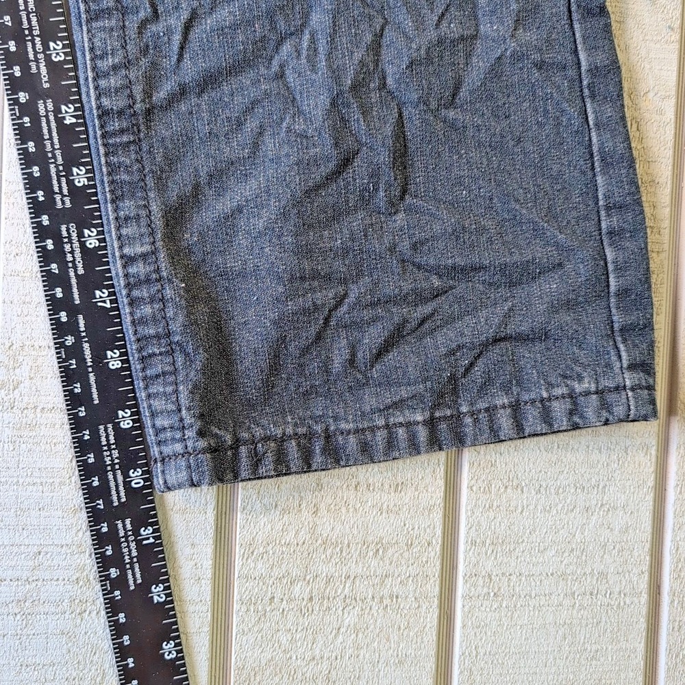 VTG Extreme Couture Mens Jeans 34x30 Blue Denim Studded Cross Designer‎ - Pants - Picture 6 of 11